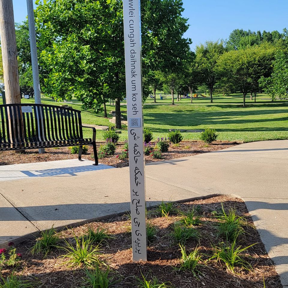 Rotary peace pole dedication 4