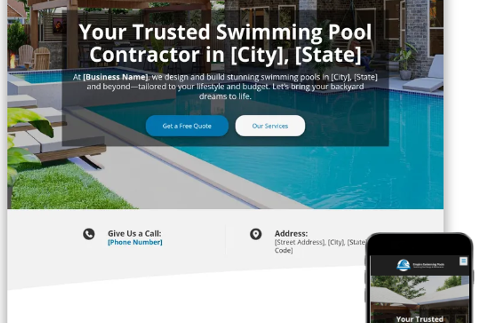 Swimming pool contractor