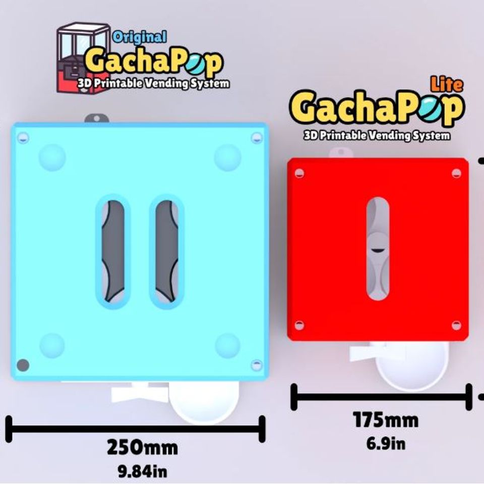 Gachapop 2 sizes 3dprintgarden 2