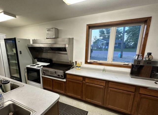 Community center kitchen inside