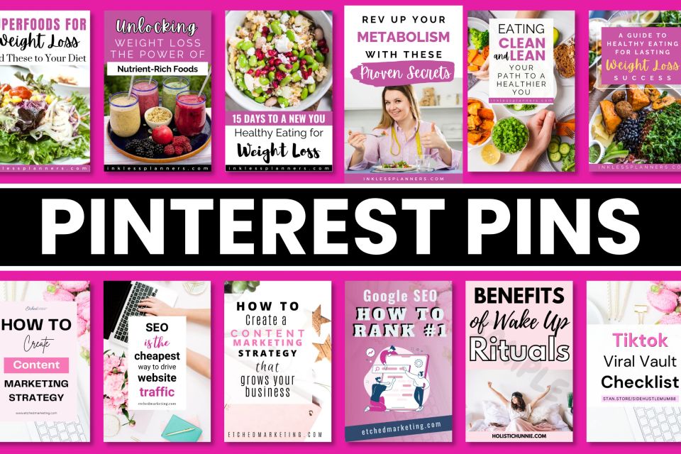 Design 5 attractive pinterest pins in 12 hours 23564