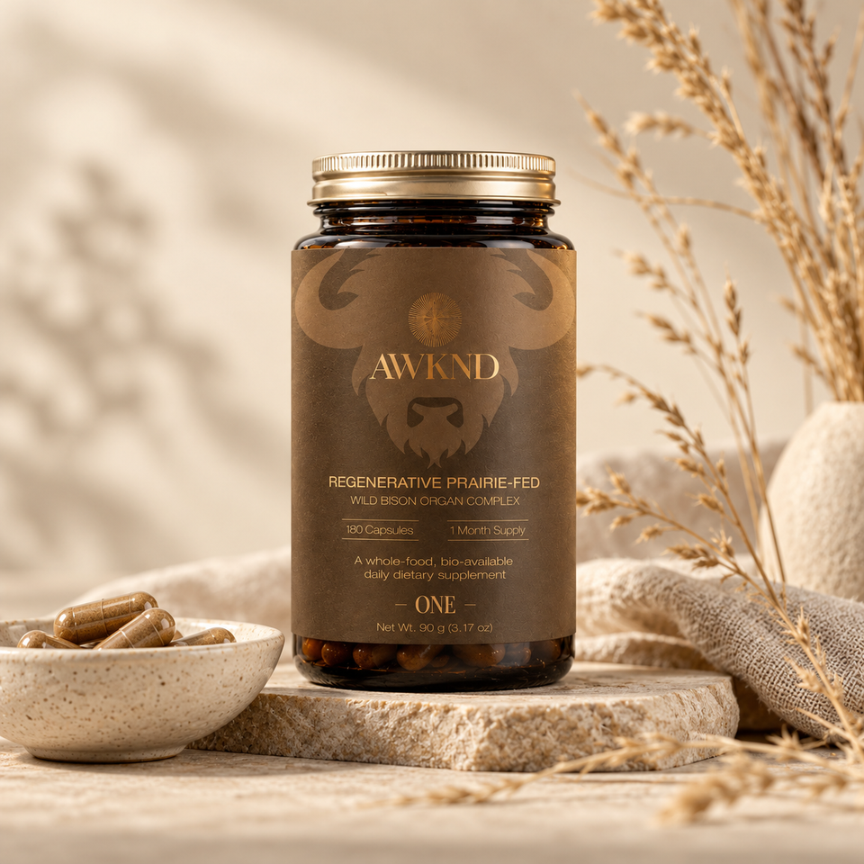Premium awknd bison supplement still life