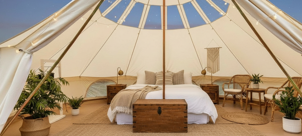 Stargazer interior early night view