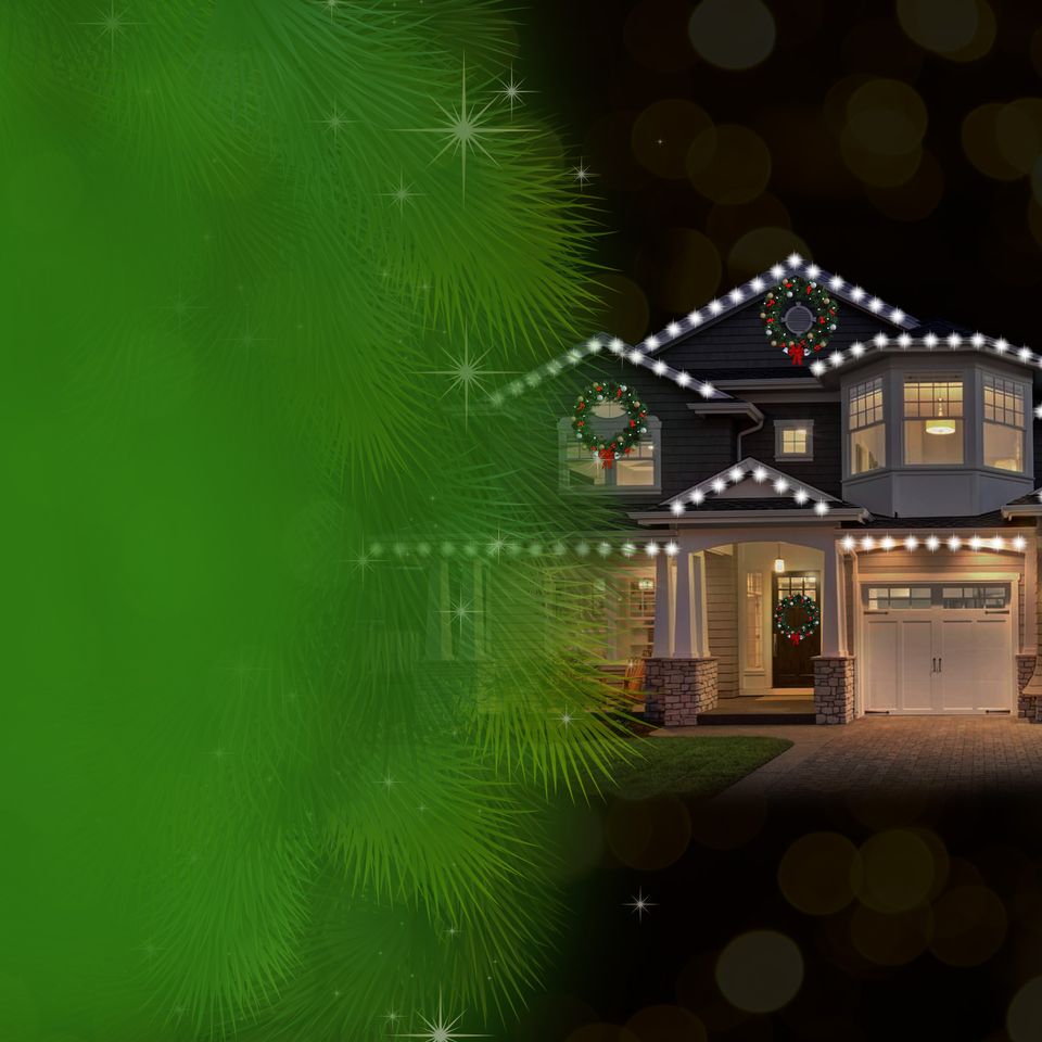 Christmas lights hero