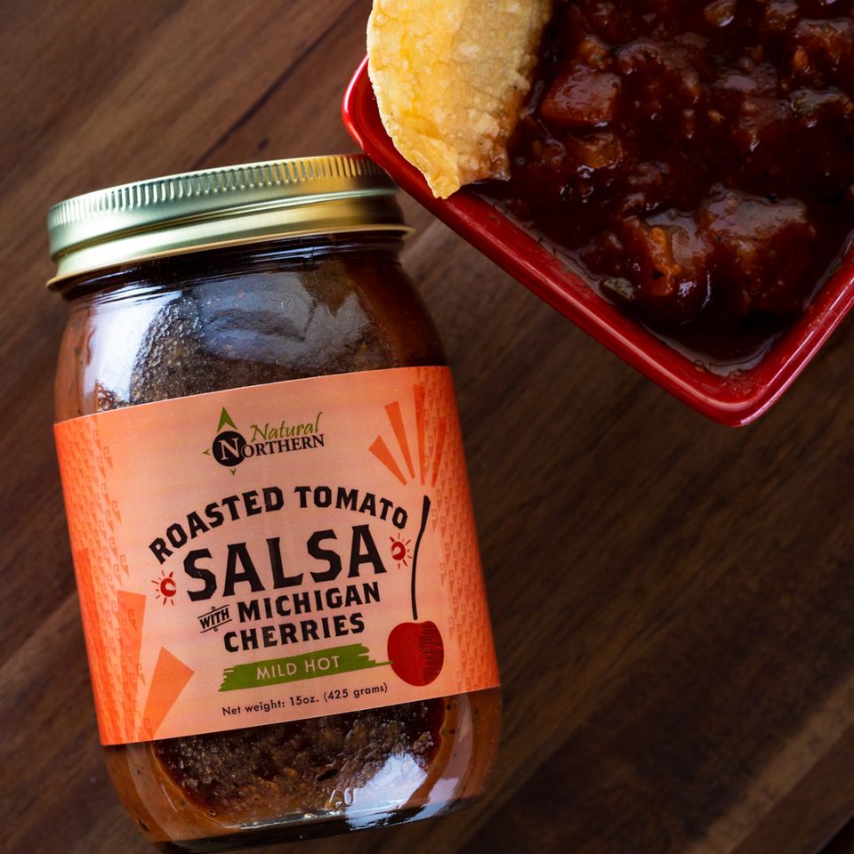 Nnf714 salsa roasted cherries single jar (30) 1x1