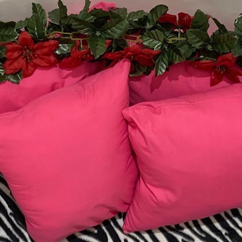 Pink pillows
