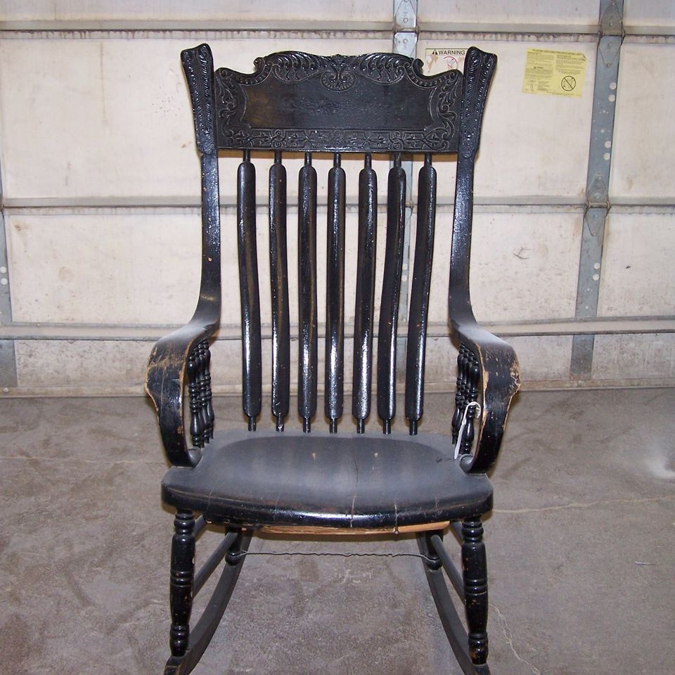 Before painted rocking chair