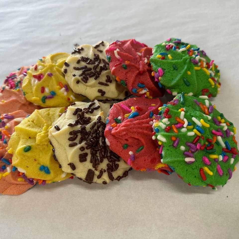 Butter Spritz Cookies from Toni's Own Cookies