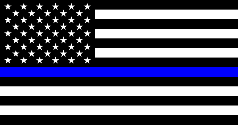 Thin blue line flag (united states).svg