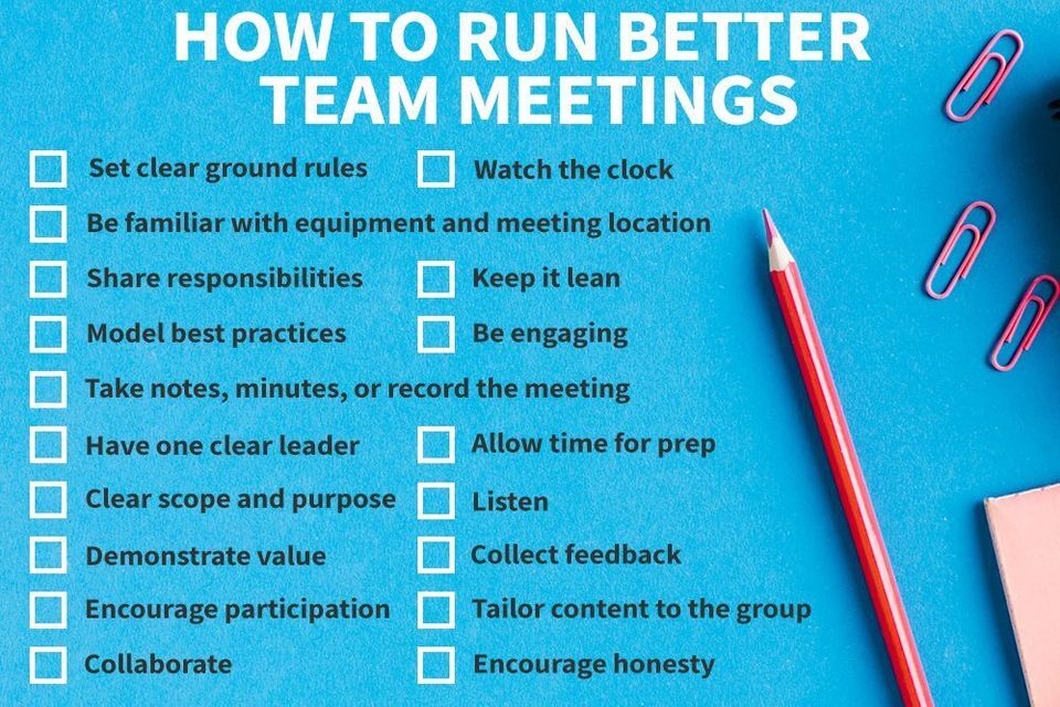 How to run better team meeting