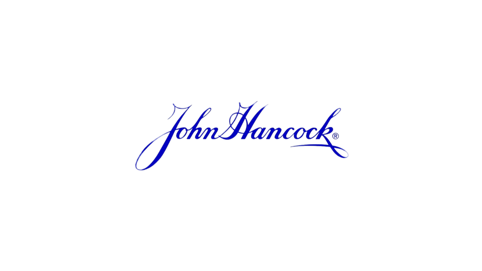 John hancock logo (full white board)
