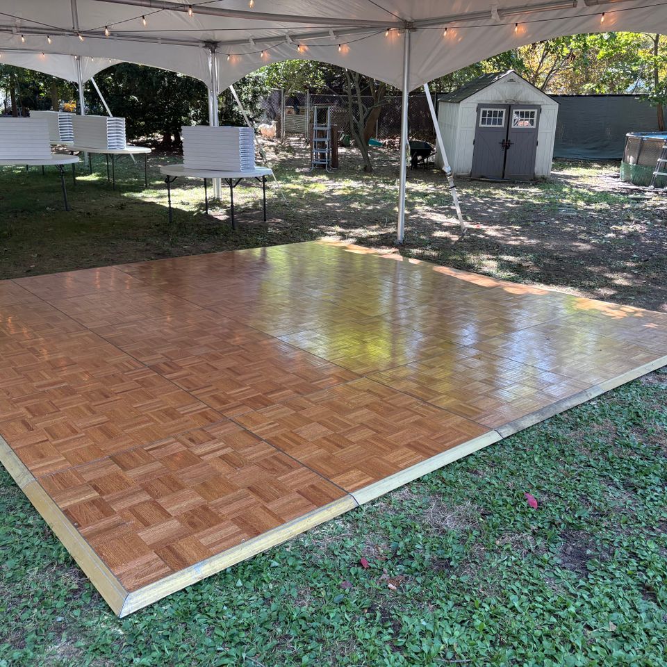 15 x 15 dance floor