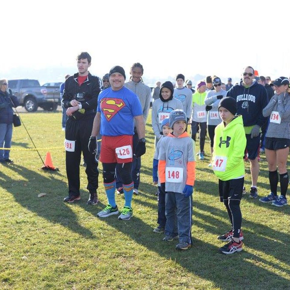 5k run getting ready