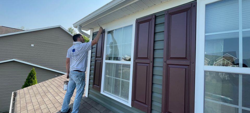 Exterior paint work by North Indy Pro Painters in Indianapolis, IN