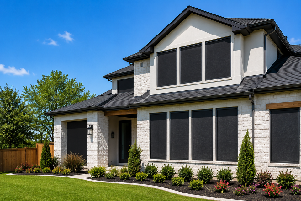 Professional solar screens built for rowlett homes