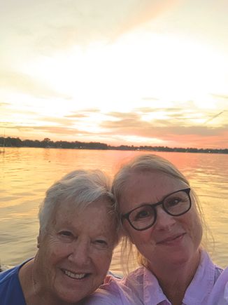 Neighbors jen and janet on willis park peninsula north webster