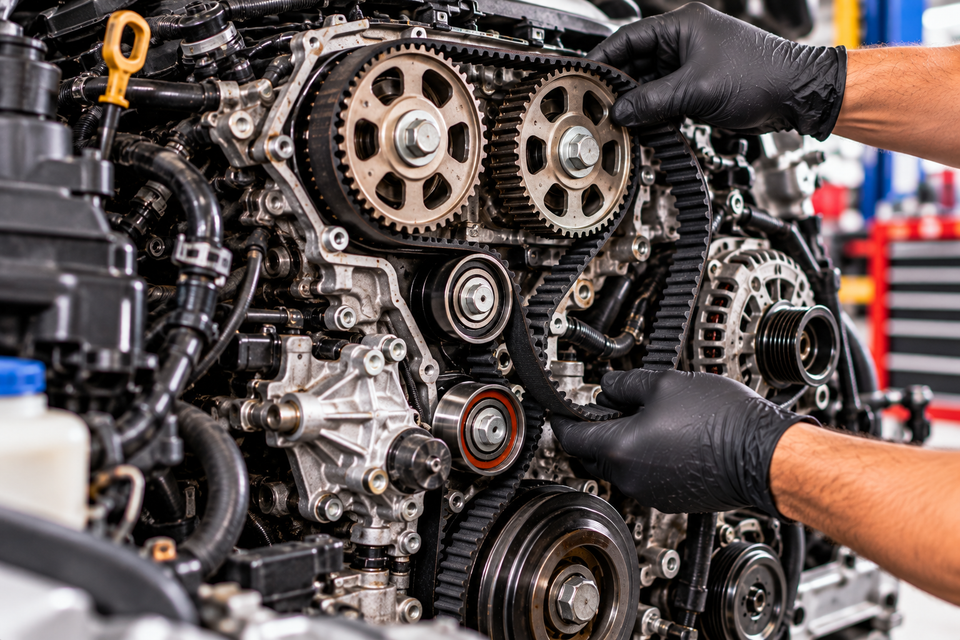 Timing belt replacement