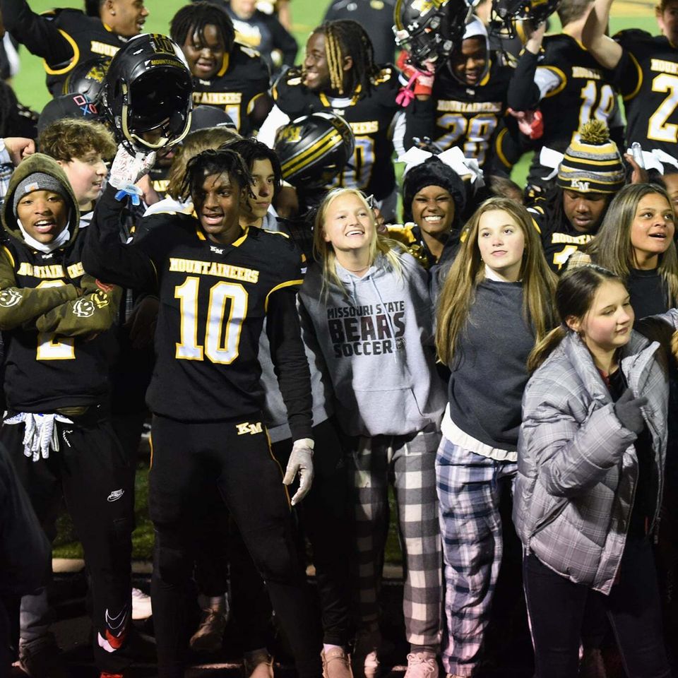 Brown celebrates