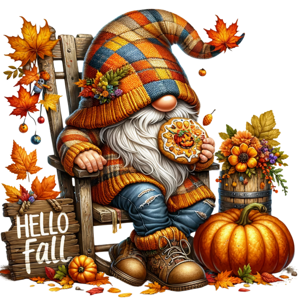 Seasons   autumn gnome 3