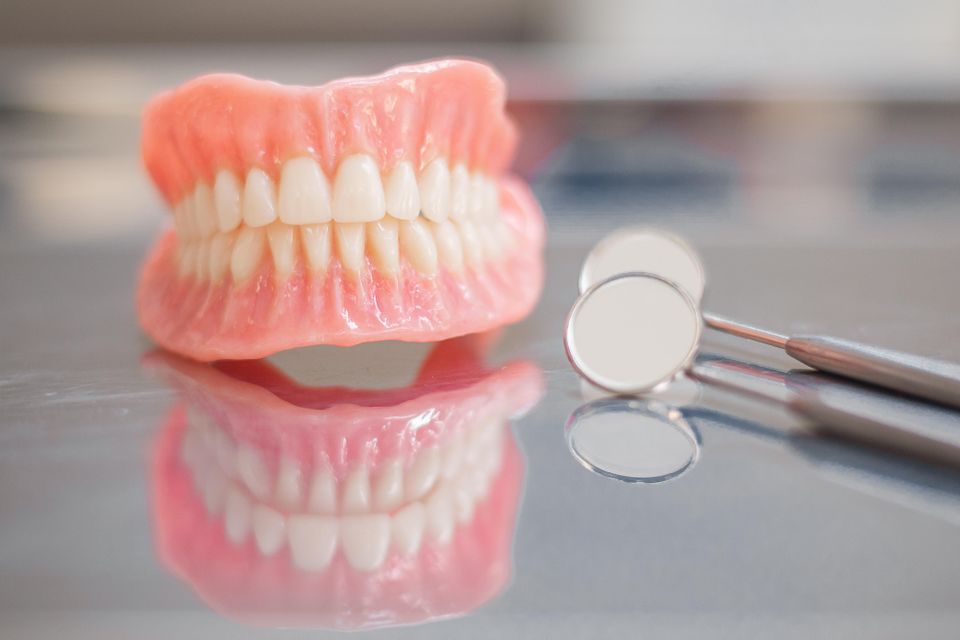 Premium dentures using diamond d ultra high impact acrylic 