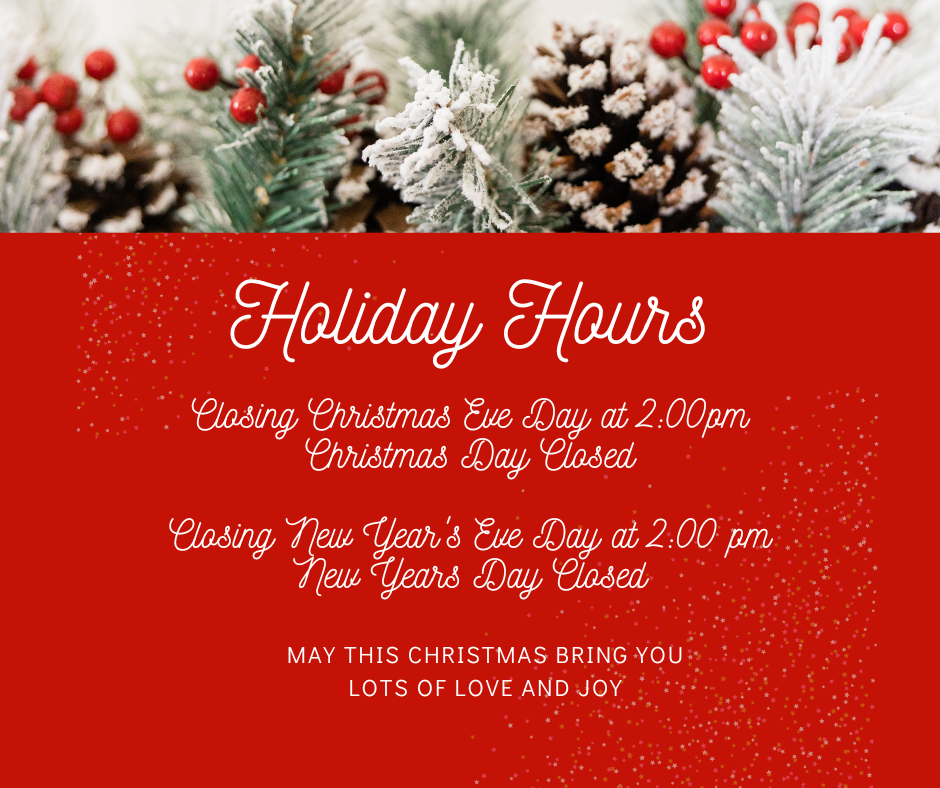 Restaurant holiday hours  