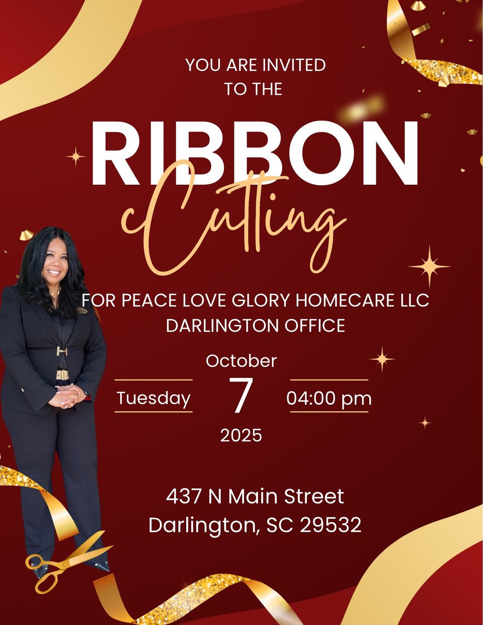 Grand opening flyer