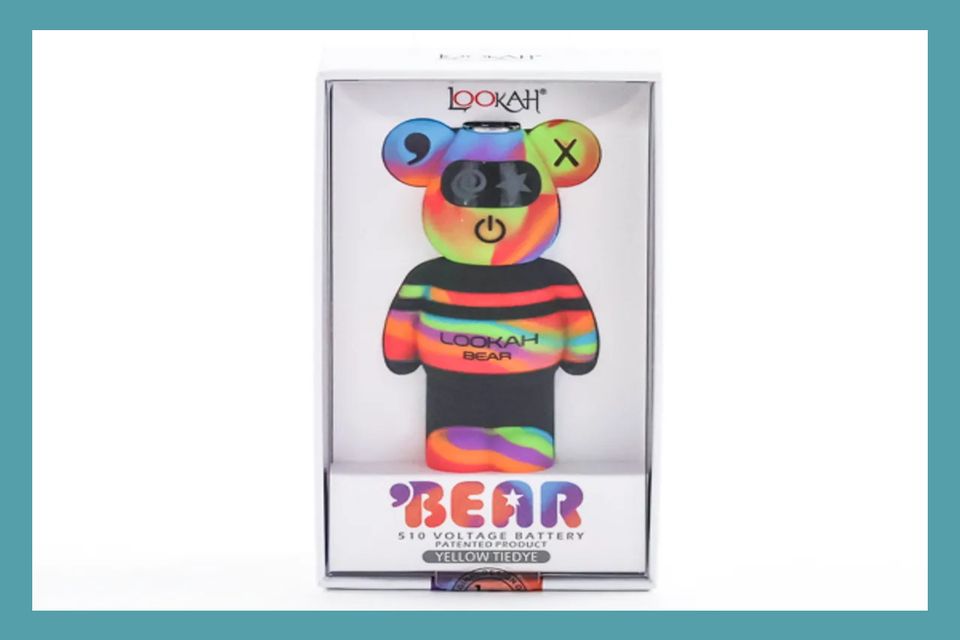 Lookah Bear Yellow Tiedye