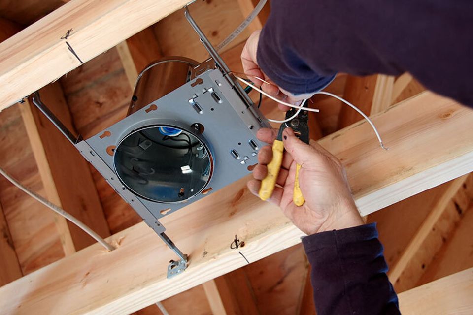 Install can lights
