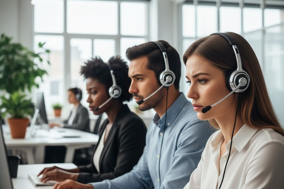 Employees listening