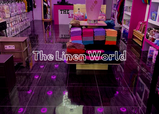 The linen world logo