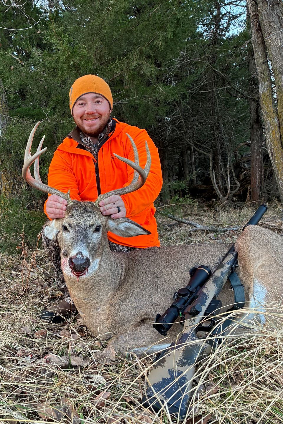 Dalton Lapp of Ronks,  and his father both harvested nice buck on back to back days. I used a custom built rifle in 308 Winchester made by my friend at SOL Custom Rifles in Quarryville, PA.