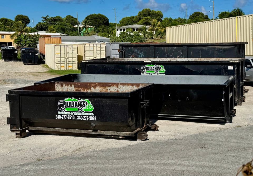 Julian’s Trucking Trash Bins