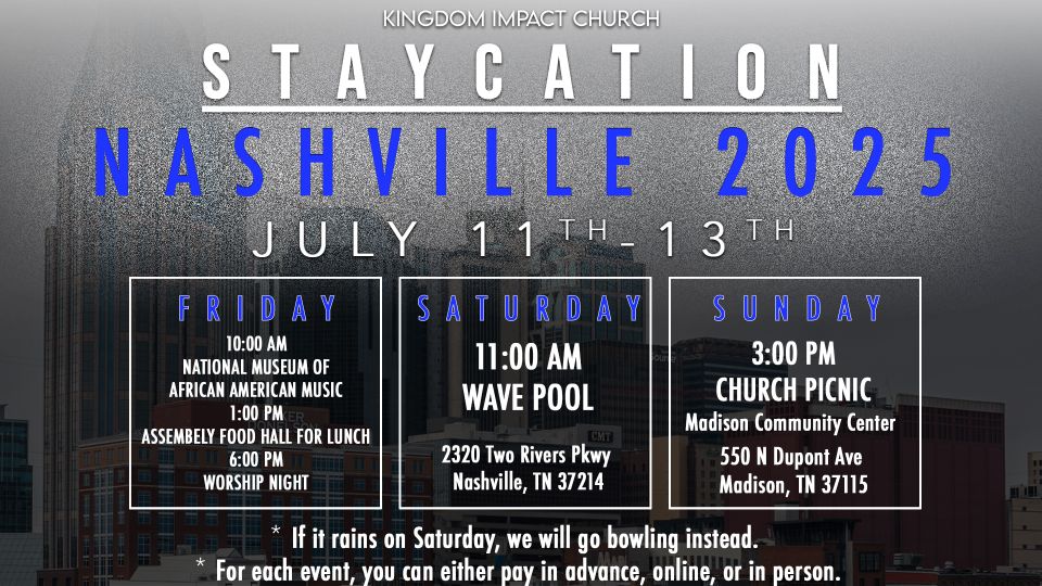 Church stay cation