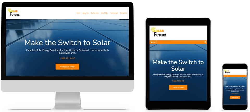 Solar web design