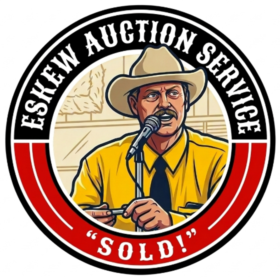 Eskew auction service logo full color grant  ne