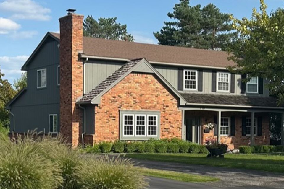 Brick residential home