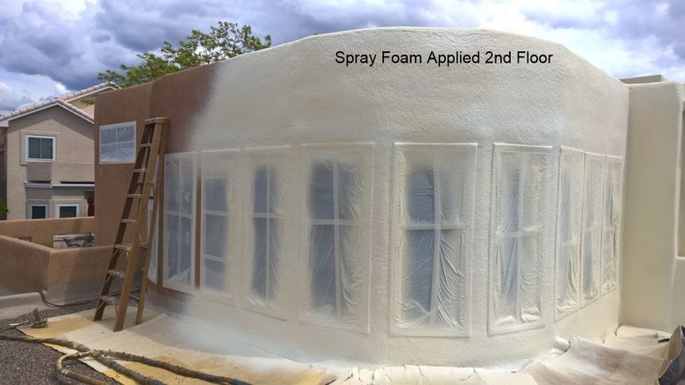 4spray foam applied