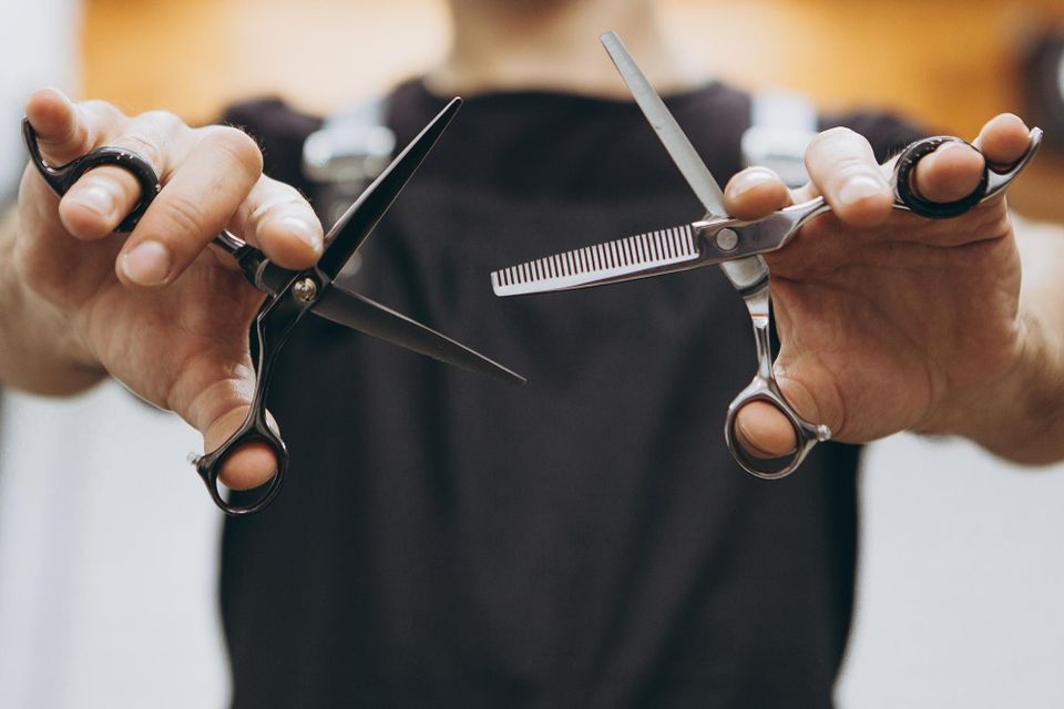 Scissor sharpening
