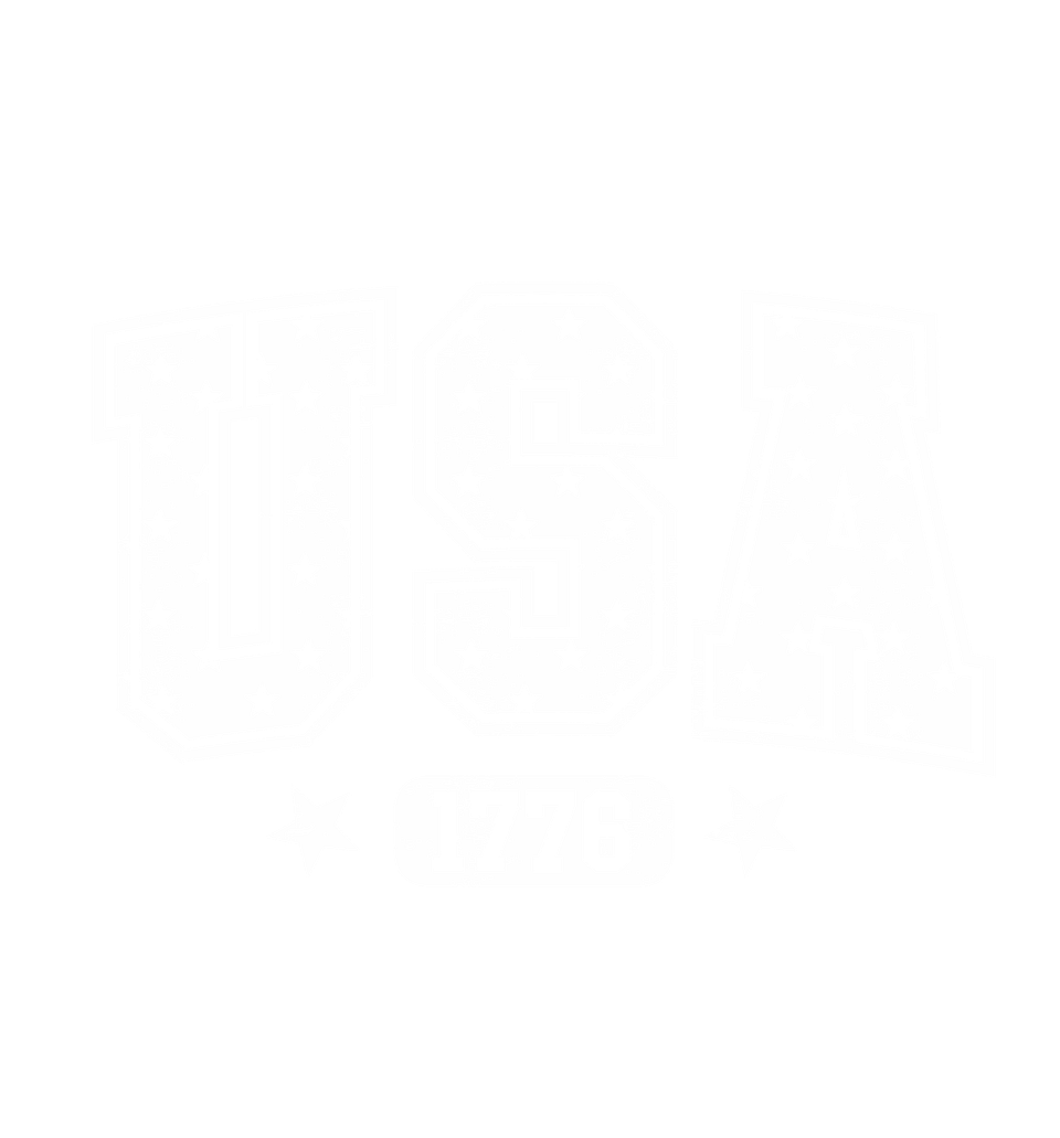 Patriotic   usa black and white