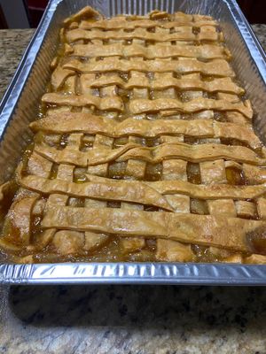 Peach cobbler