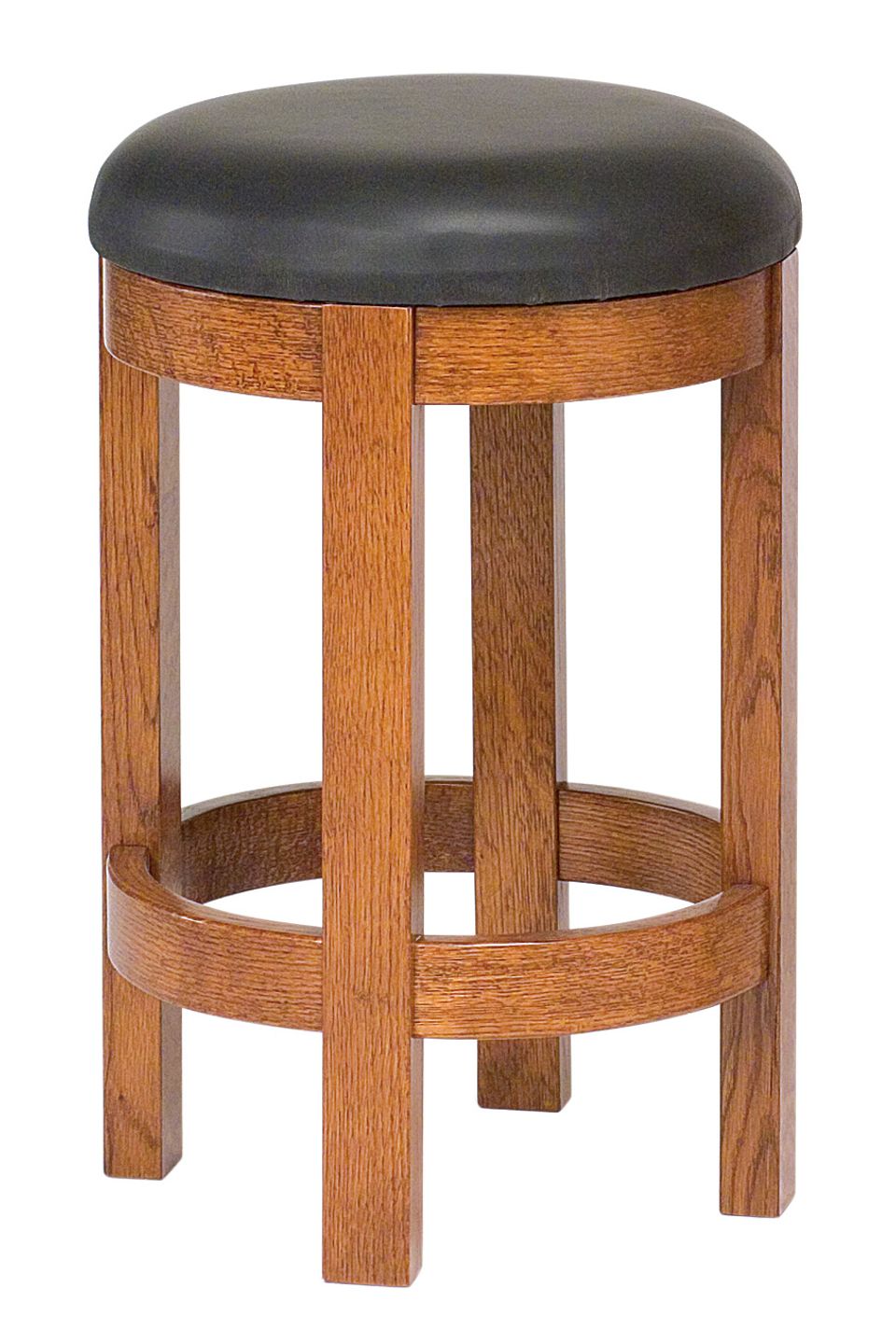 Rh barrel barstool 24in
