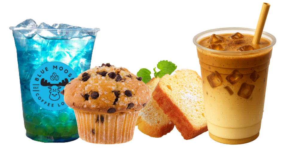 Blue Moose Coffee Lodge Favorite Drinks and Food