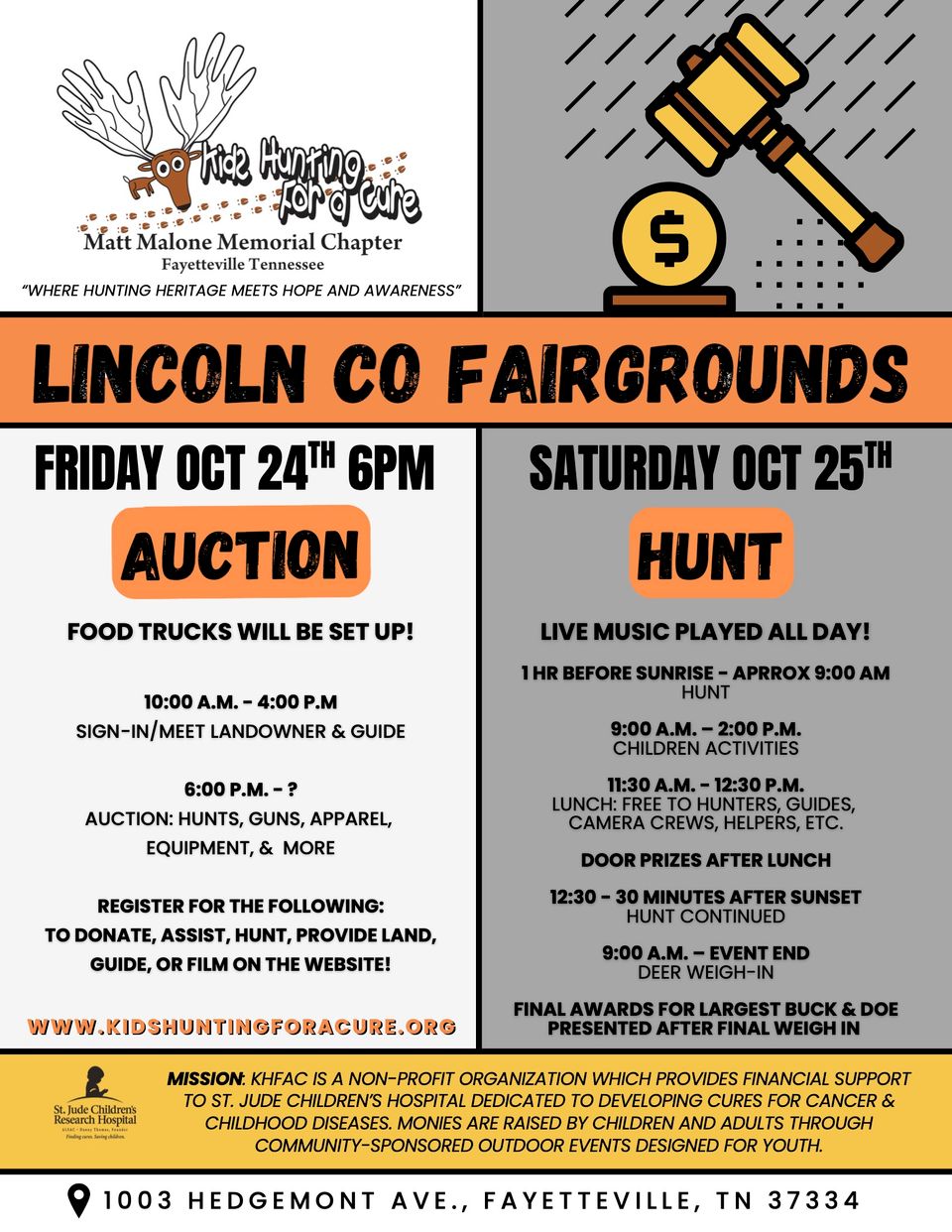 Khfac 2025 event flyer