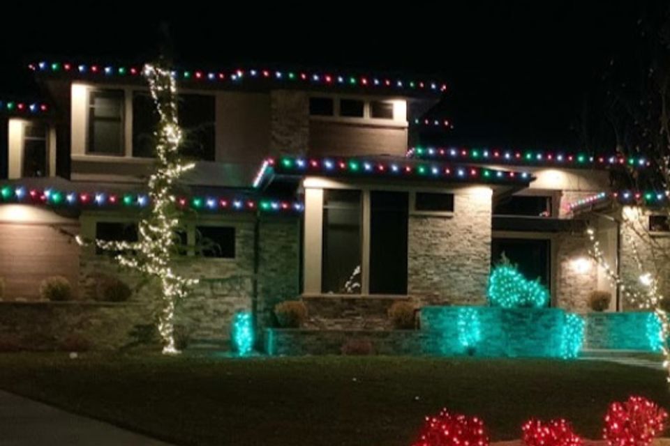 Christmas Lighting in Meridian, Idaho