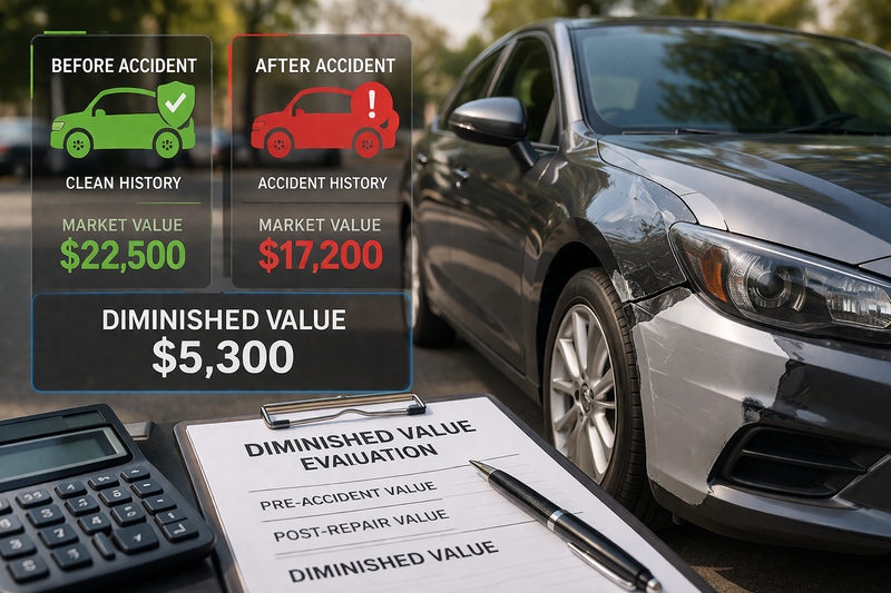 Diminished Value in Georgia claim guide