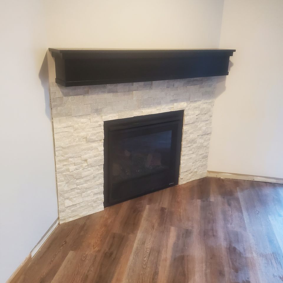 Finish trim work