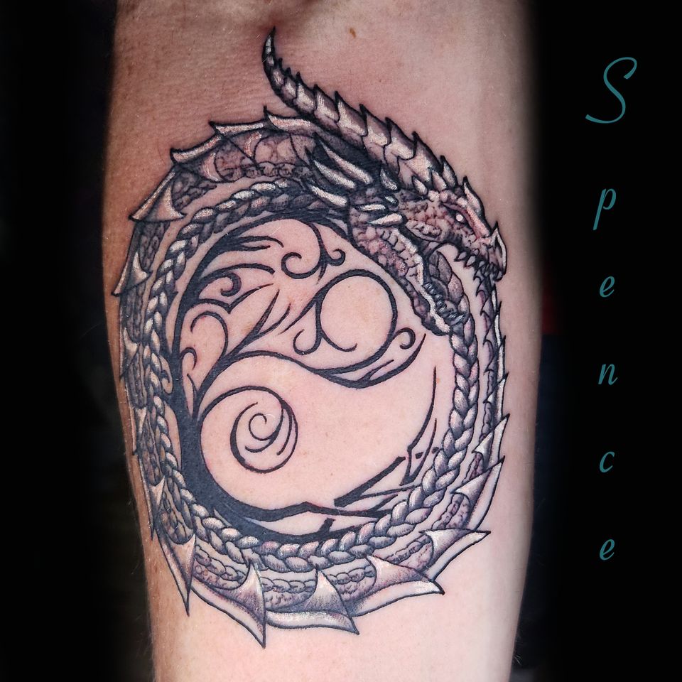 Spence dragon crest