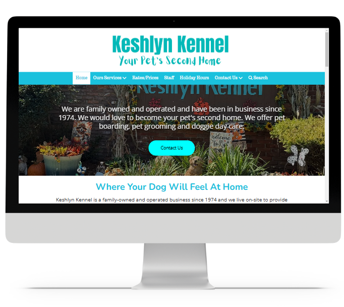 Keshlyn Kennel Online website preview