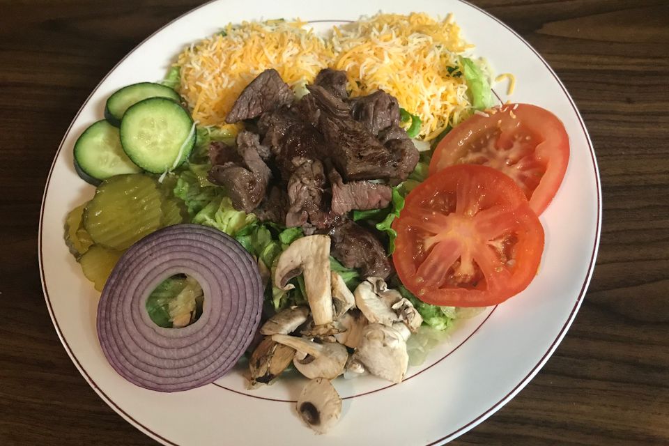 Steak salad