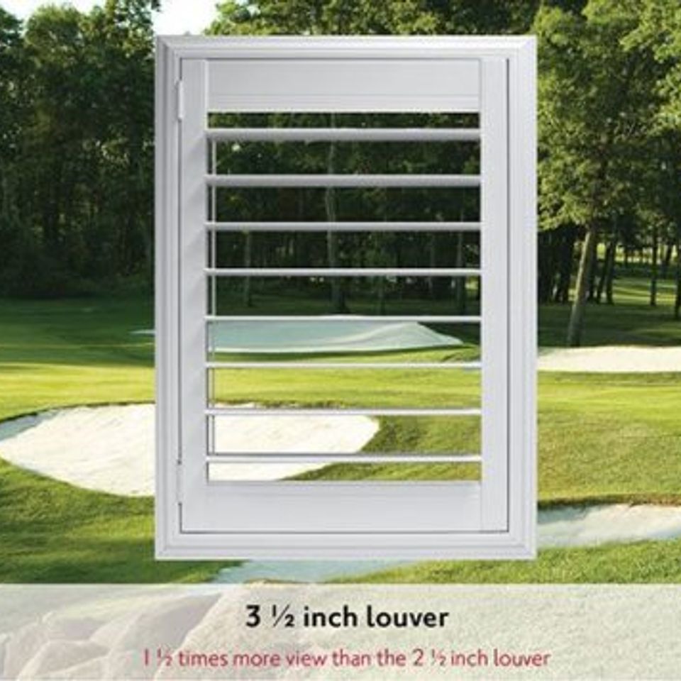 Shutter slat sizes